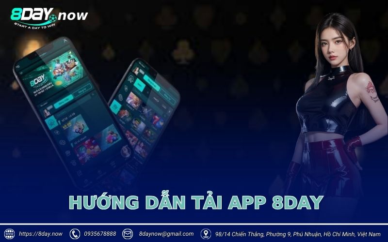 Huong dan tai & cai dat app 8DAY